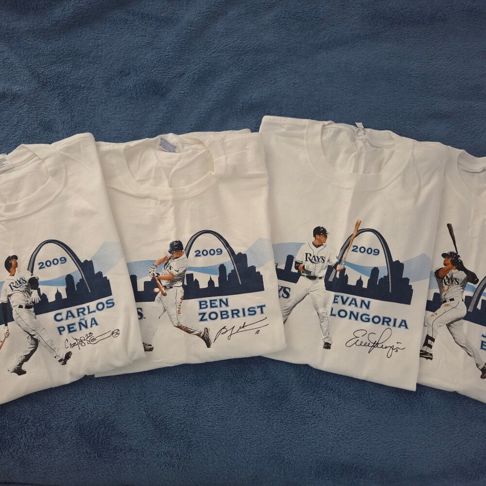 Tampa Bay Rays 2009 Series Tshirts Size XL